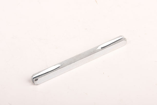 Vierkante pen deurkruk 7mm verzinkt 80mm 90mm lang