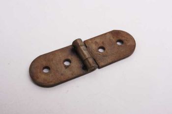 Scharnier brons antiek opschroef 63mm x 20mm massief messing