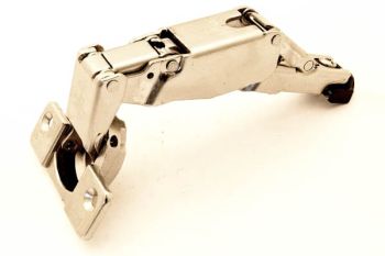 Potscharnier Ferrari opliggend 170° met montageplaat per 2 stuks