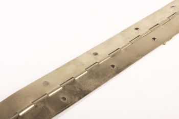 Pianoscharnier messingkleur 31mm in verschillende lengtes