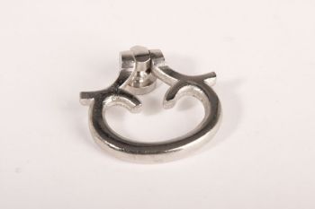 Ringgreep - trekker klassiek blinkend nikkel 42mm