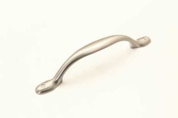 Meubel- en keukengreep geborsteld nikkel boormaat 96mm