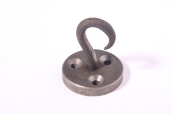 Plafondhaak onafgewerkt, tinkleur, roestkleur of zwart 44mm