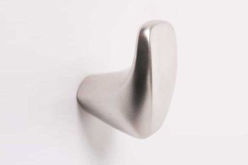 Modern kapstokhaakje mat nikkel 31mm blind te monteren met stokeind M4x30