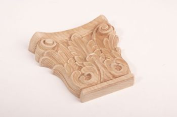 Houten console ornament beuken 70,100,140,165 of 210mm breed