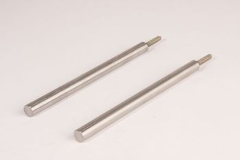 Wijnfles muursteun RVS per set van twee stuks + M6x70