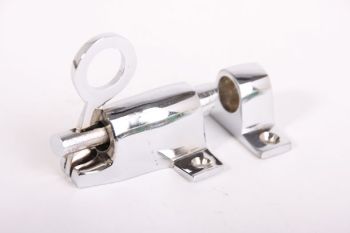 Raamknip voor valraam blinkend chroom 67mm