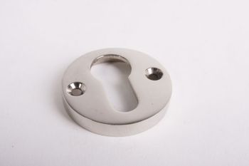 Cilinderrozet Bauhaus blinkend nikkel rond 45mm