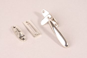 Raamsluiting Rechts blinkend nikkel Dudok met aanslag