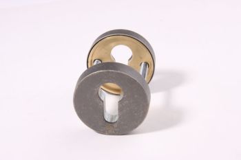 SKG*** profiel-cilindersloten veiligheidsbeslag antiek grijs - zilver antiek