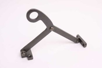 Raamuitzetter voor klapraam 170mm gietijzer tinkleur