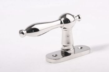 Raamkruk 100mm blinkend chroom 7mm gat