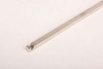 Losse stang nikkel of chroom voor espagnolet vierkant 1100mm