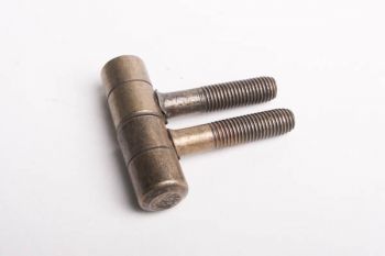 Inboor paumelle scharnier 13mm brons antiek, roest of tinkleur