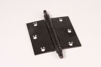 Scharnier binnendeur zwart 89x89mm met vaaskop