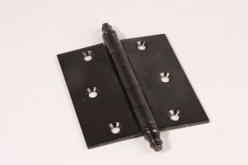 Scharnier voor binnendeuren zwart 89x101mm met vaaskop