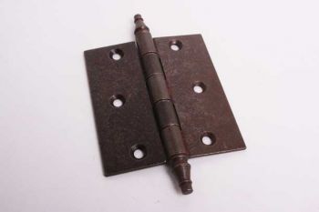 Scharnier voor binnendeuren ijzer roest 89x101mm met vaaskop