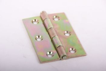 Gegalvaniseerd scharnier losse pen in geel verzinkt 63mm