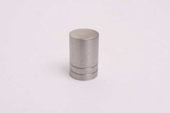 Knop RVS voor meubelen en keukens met ronde kop rond 14mm