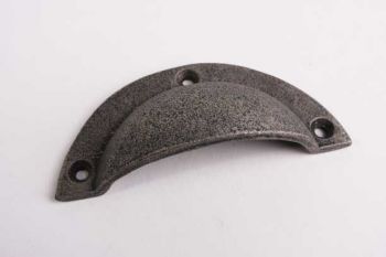 Komgreep - meubelgreep antiek grijs (oud grijs) 93mm