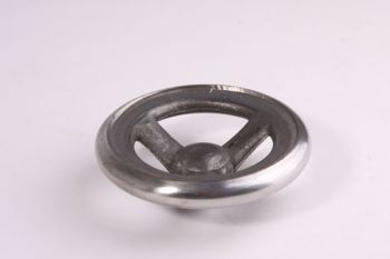 Greep/knop 100mm industriële afsluiter blank gietijzer