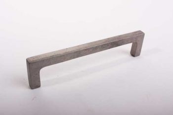 Ladegreep vierkant 11mm zilver antiek boormaat 96mm, 128mm, 160mm en 192mm