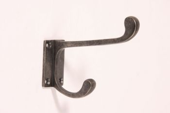 Kapstokhaak zilver antiek - Schoolhaak