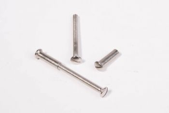 Patentbout met huls kort M4x55mm vernikkeld per 10 stuks