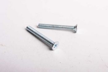 Boutjes voor draai-kiep raamkruk M5x40mm wit verzinkt verzonken kop per 2 stuks