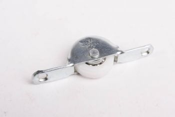 Wieltje 55mm kunststof loopvlak voor onder een meubel schuifdeur