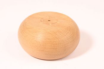 Bolpoot rond 115mm x 60mm massief eiken