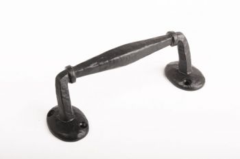 Greep brut gietijzer zwart, roest of tinkleur 160mm