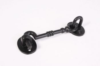 Kajuithaak zwart gietijzer 100mm (120mm totaal)