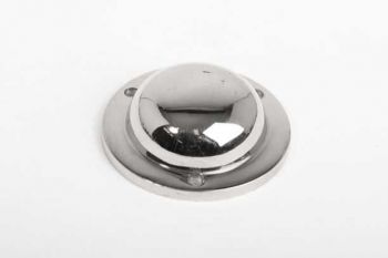 Afdekkapje of moerdop rond 42mm chroom, nikkel of brons antiek