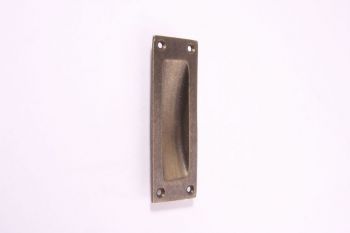 Klassieke schuifdeurgreep voor schuifdeuren brons antiek 120mm