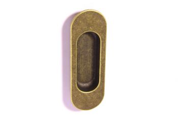 Greep schuifdeur brons antiek 110mm of 150mm