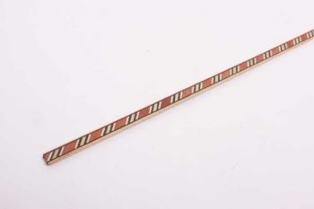 Inleg fineer strip van hout voor marquetrie diagonaal voor een bies