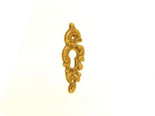 Sleutelplaat klassiek brons antiek 19mm