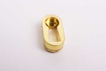 Sleutelentree messing mat voor in het hout 20mm x 10mm