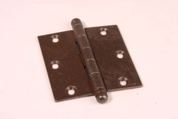 Scharnier roest 89x89mm met bolkop 3,5 duim