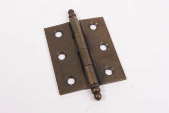 Scharnier brons antiek of messingkleurig 50x40mm of 63x45mm