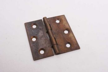 Scharnier brons antiek 40x35mm, 40x40mm, 50x40mm massief messing