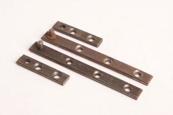 Speun scharnier 11 x100mm blank ijzer setje voor 1 deur