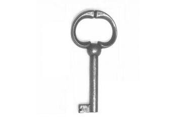 Sleutel Brons antiek gat 40mm