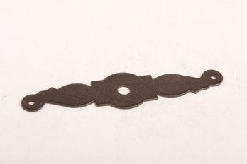 Landelijk achterplaatje ijzer roest voor meubel of keuken 23mm + nageltjes