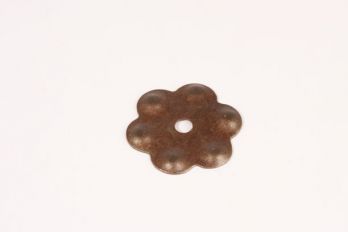 Achterplaatje 40mm roest rozet