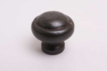 Knop voor keuken of meubel gietijzer roest of tinkleur rond 30mm