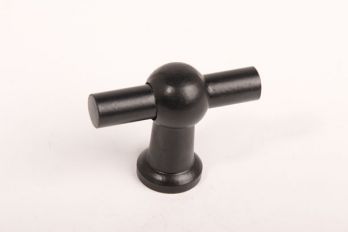 T-Knop zwart 45mm