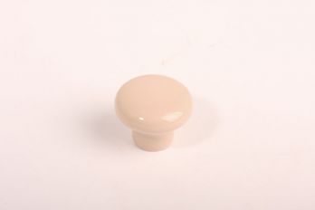 Knop porselein rond oud roze 25mm
