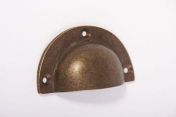 Greep brons antiek komgreep 65mm